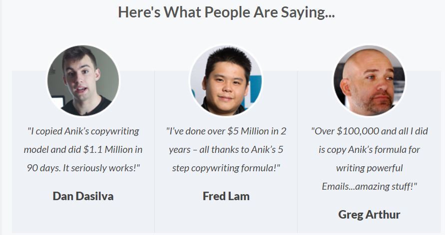 anik singal copywriting academy reviews