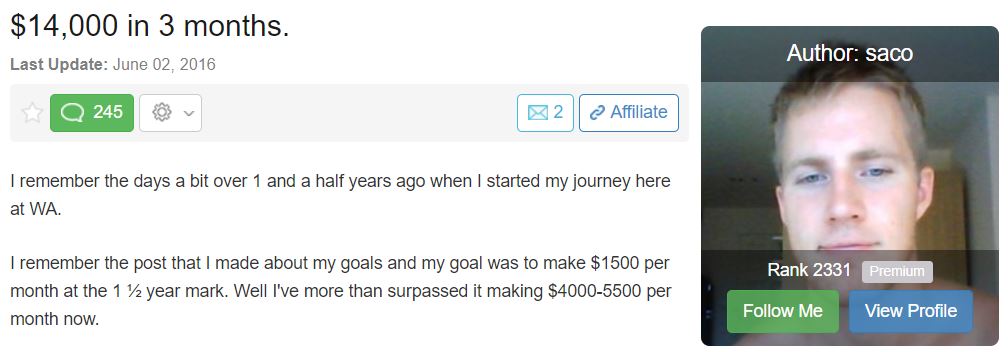 wealthy affiliate review