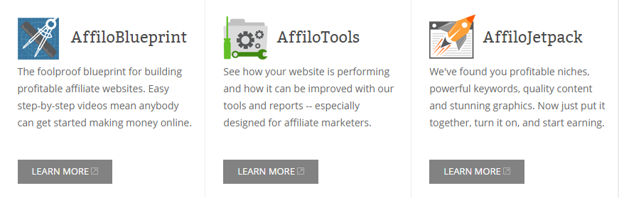 3 Main resources in Affilorama