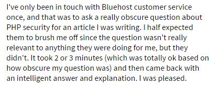 Bluehost complaints