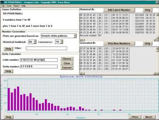 the delta lotto system calculator