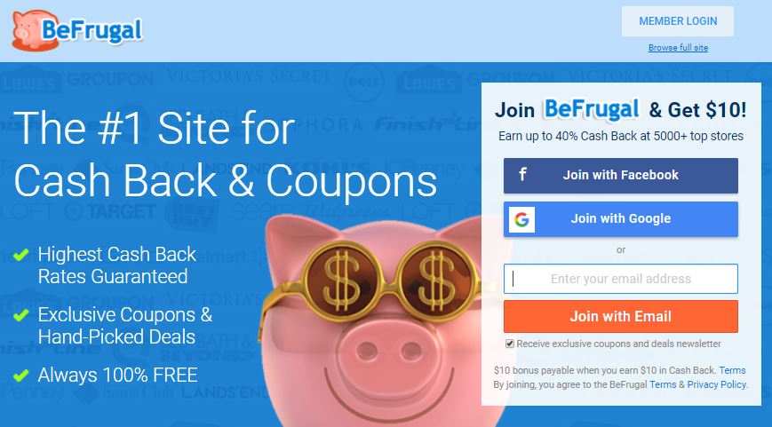 befrugal cashback review