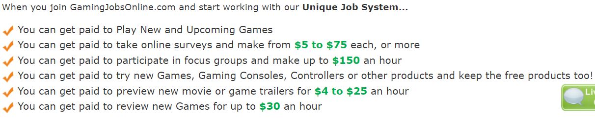is gaming jobs online legit