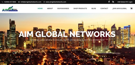 Aim Global Homepage