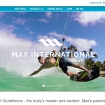 Max International homepage