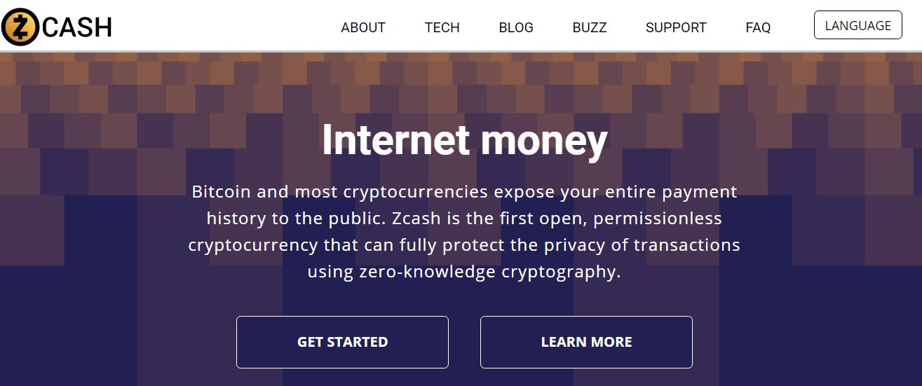 Zcash Homepage