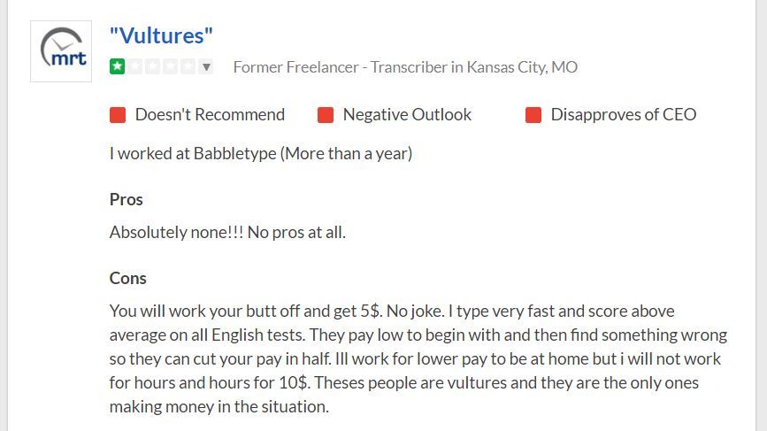 babbletype reviews on Glassdoor