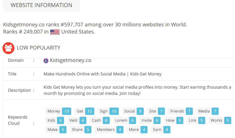 Is Kids Get Money A Scam Or Legit Website Info