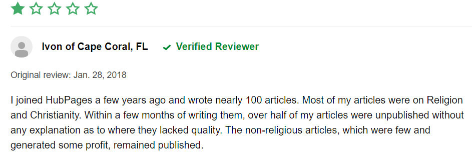 Is HubPages A Scam Negative Review