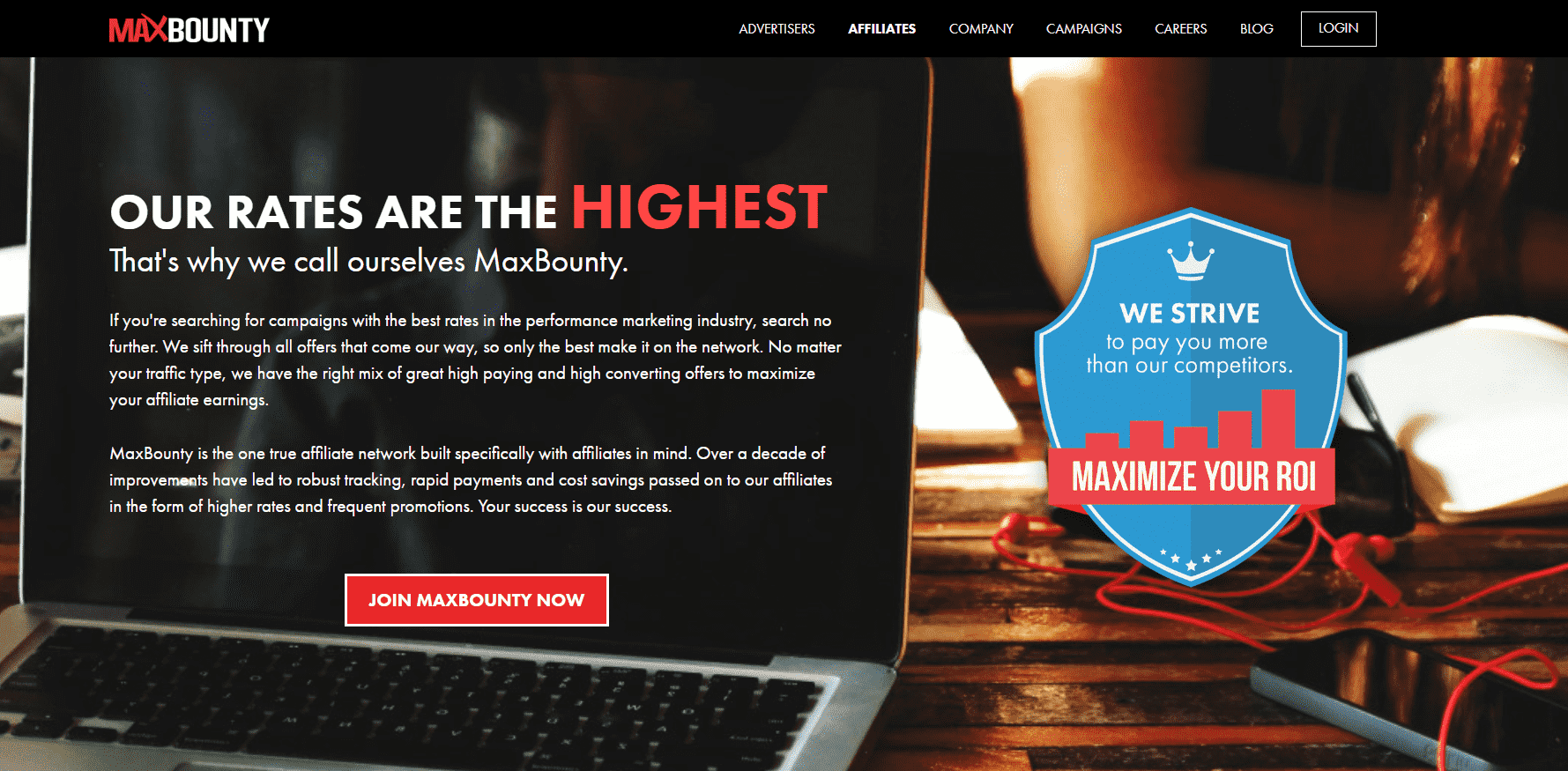 Is MaxBounty A Scam Landing Page - Your Online Revenue-min