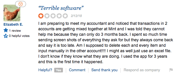 Mint.Com Review Negative 1 Mint.Com Review Negative 1