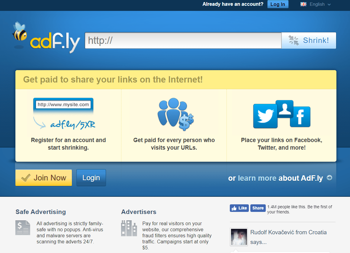 AdFly Review landing page-min