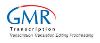 5 Transcription Jobs From Home GMR Transcription Logo