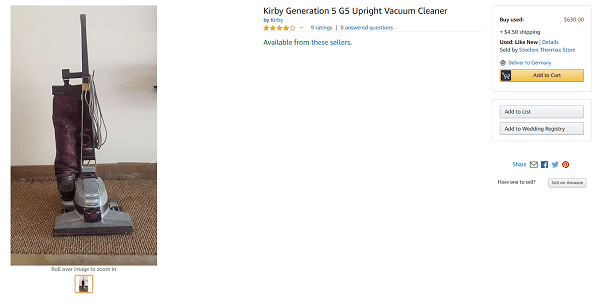 Kirby Vaccuum Reviews Vacuum Amazon